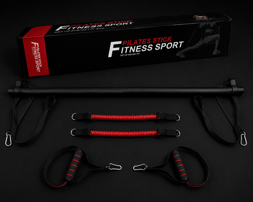 Kit de Barra de Pilates con Bandas de Resistencia